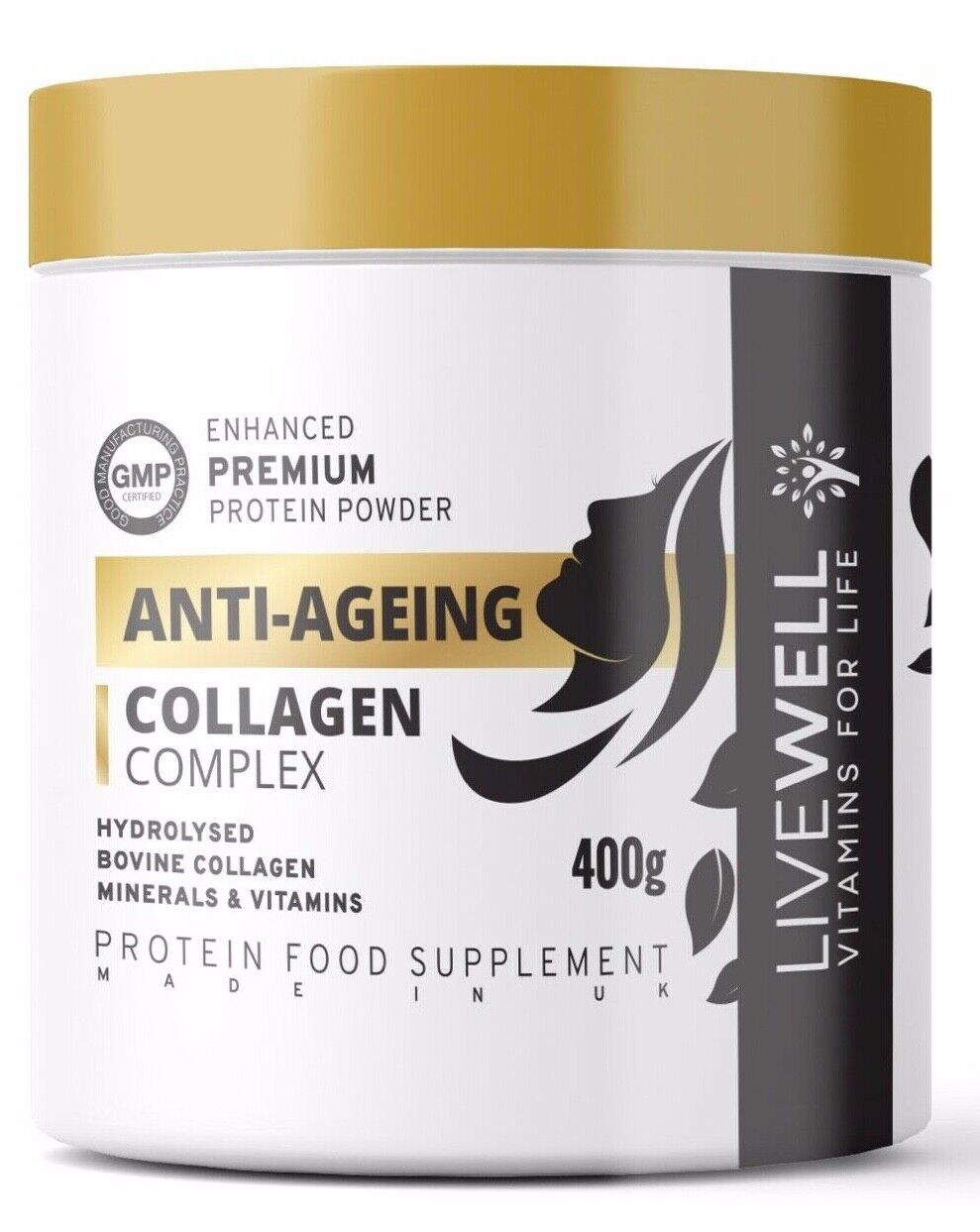 Anti-Ageing Collagen Protein Powder – Bioflavonoids, Amino, Vitamins & Minerals