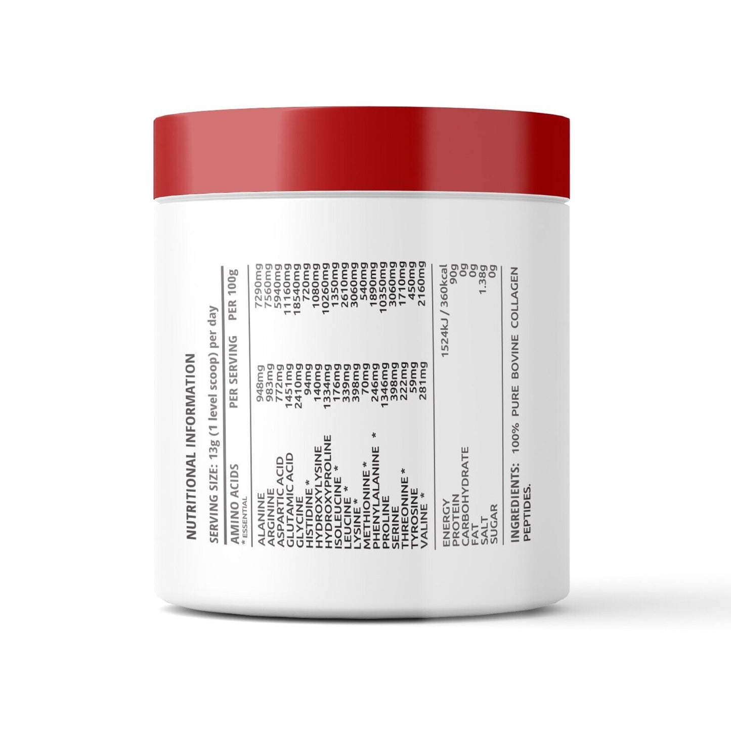 Hydrolysed Collagen Protein Powder 400g - Hair, Nails, Muscles, Inflammation