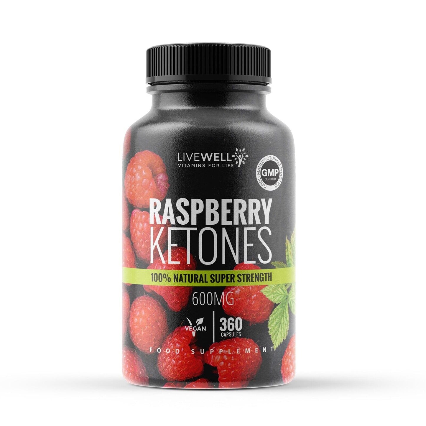 Raspberry Ketones Super Strength - Weight loss Fat Burn Keto Ketosis CAPSULES