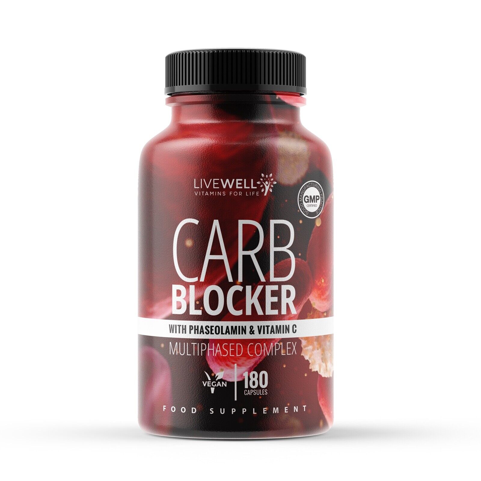 Carb Blocker Capsules Phaseolamin | Weight Loss, Slimming, Diet, Carbs, Starch