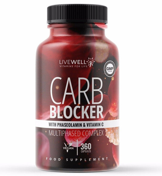 Carb Blocker Capsules Phaseolamin | Weight Loss, Slimming, Diet, Carbs, Starch