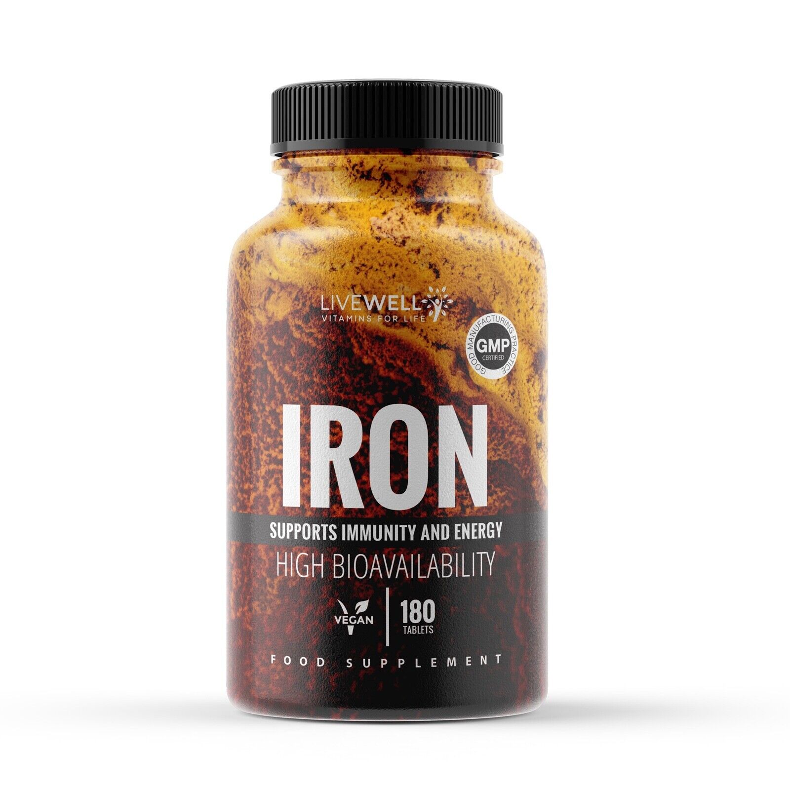 Iron Tablets 14mg Vegan | Fatigue Cognitive Function Anaemia Anaemic Pregnancy