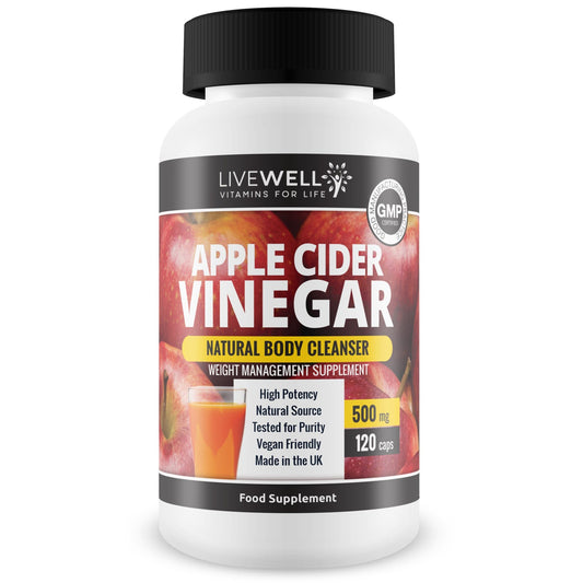 Apple Cider Vinegar 120 Capsules – 1000mg Daily Dosage - Weight Loss - Keto Diet