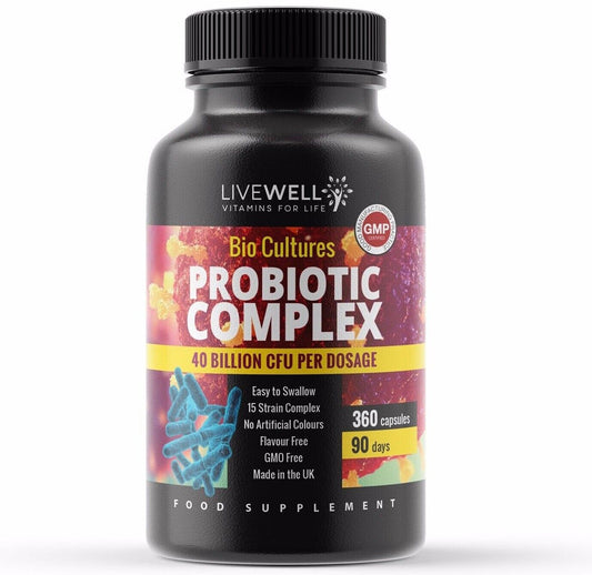 Bio Culture Probiotics Complex - 40 Billion CFU 15 Active Bacteria Strain